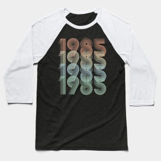 Vintage 1985 35th Birthday Men Women Baseball T-Shirt